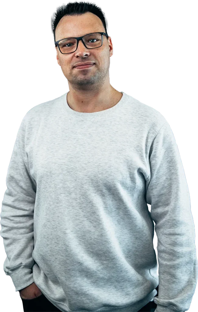 René Schneider in lockerer Position